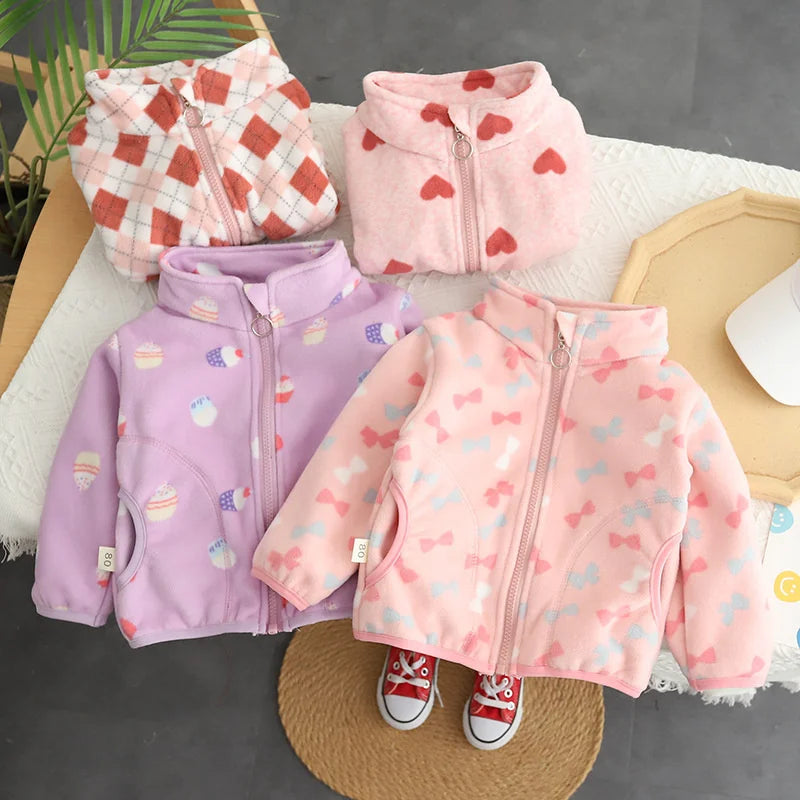 Dualipa Winter Fashion Baby girl Jacket Casual Cute