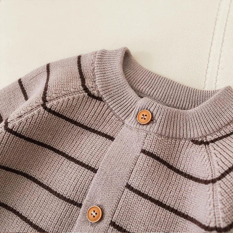 Victor Fashion Striped Knitted Sweater