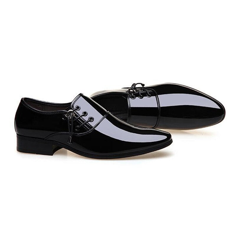 Children Leather Shoes for Boys With Lace Up Fashion Moccasins - GuGuTon