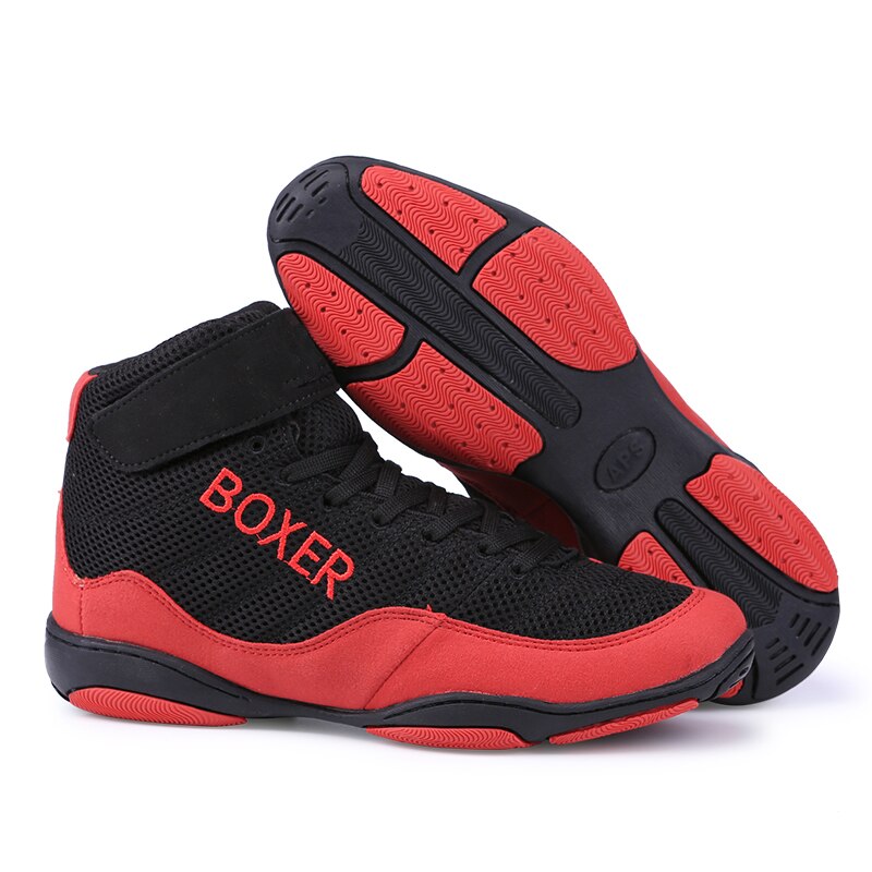 Sneakers Boys Boxing Shoes Breathable Wrestling Boots Fighting - GuGuTon