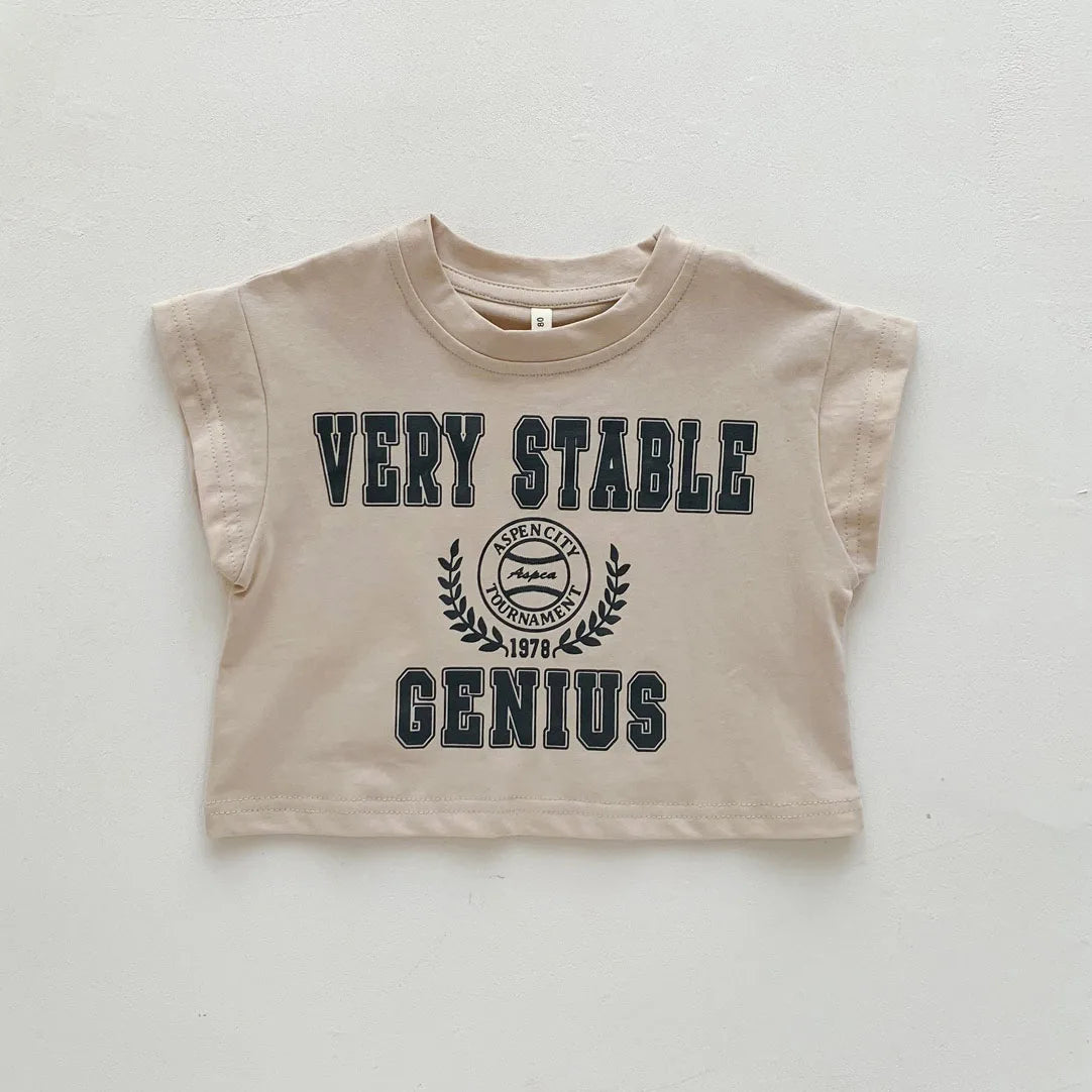 Roy Slub Cotton Toddler Baby Tees