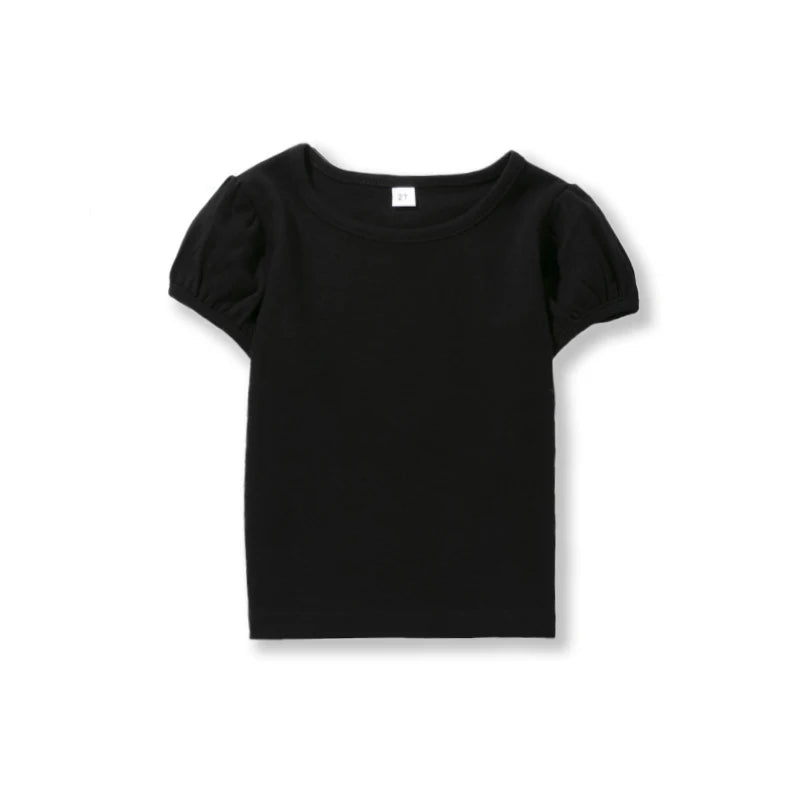 Andrea Puff Tee for School & Play Toddler Teenagers Casual