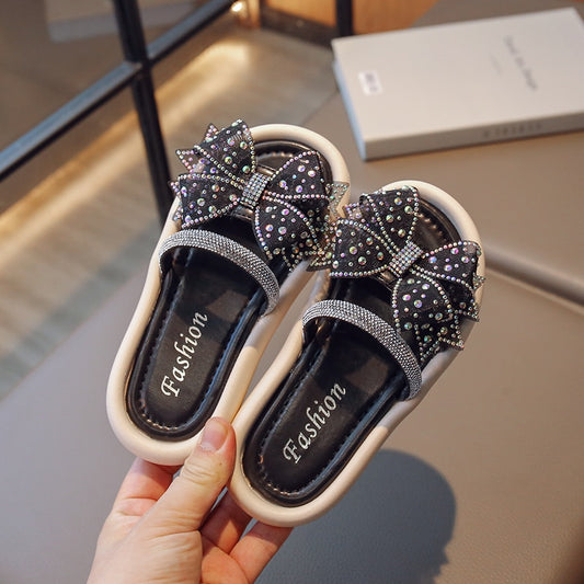 Toddler Girls Bow Rhinestones Cute Sandals - GuGuTon baby store - Baby Fashion - Toddlers Outfits - Babies Outfits - Toddler Clothes - Kids Clothing - Newborn Clothes - Newborn Wear - Kids Wear - Trending Clothes - Trending Outfits - Fall Fashion - Winter Fashion - Girls Clothes - Boys Clothes - Babies Wear - Kids Accessories - KidsWear - Summer Clothes - Summer Fashion - Summer Trend - Falls Sweaters - Tops - Bottom - Jeans - Blouse - Dresses - Newborn Dresses - Toys
