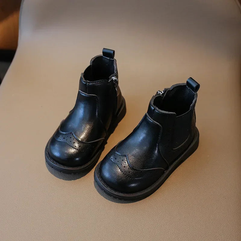 Versatile Baby Girl Boot Must-have Outdoor Lounging for Spring Autumn Clssic Princess Chelsea Short Boots Shoes