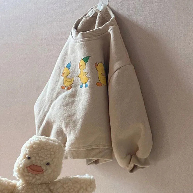 Santiago Infant Boys Cartoon Ducks Sweater