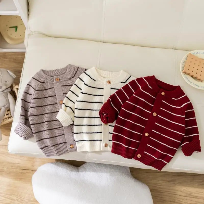 Victor Fashion Striped Knitted Sweater