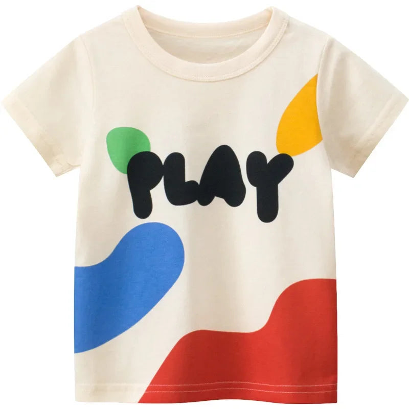Jareb Short Sleeve Graffiti Print Tees