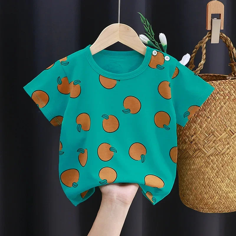 Max Animal For Babies Striped Tees