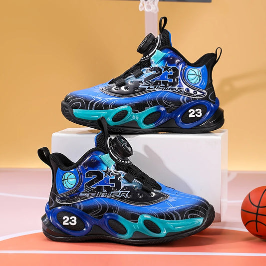 Childrens Sneakers Mesh Breathe Shock-absorbing Training Shoes