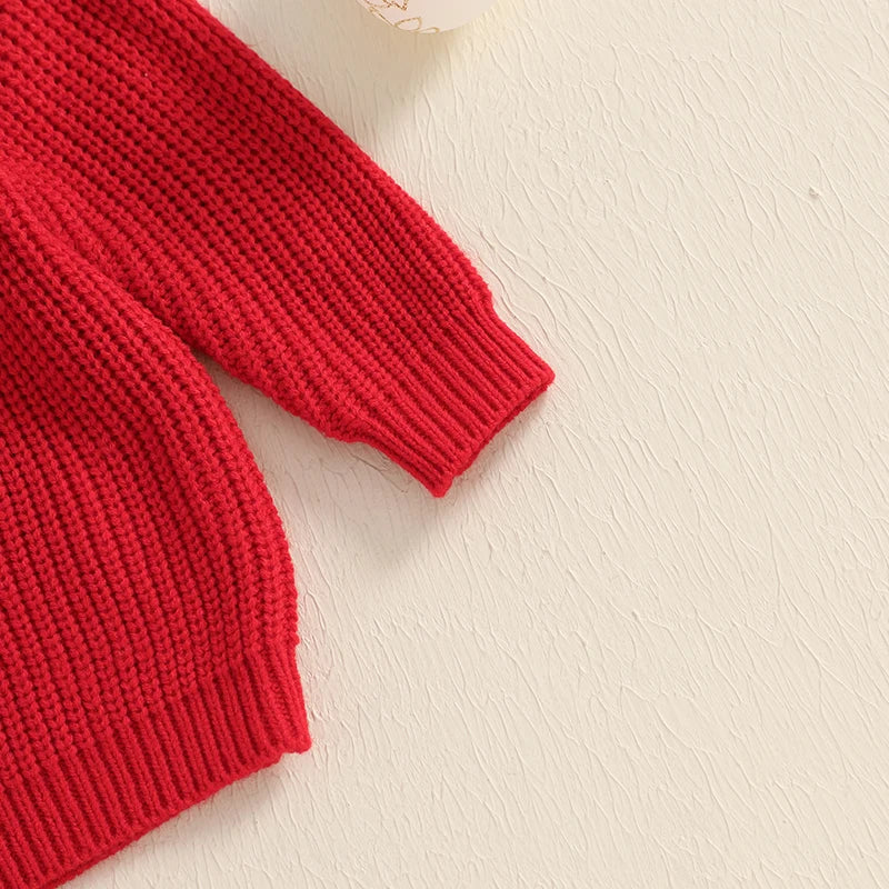 Jeison Reindeer Pattern Crew Neck Sweater