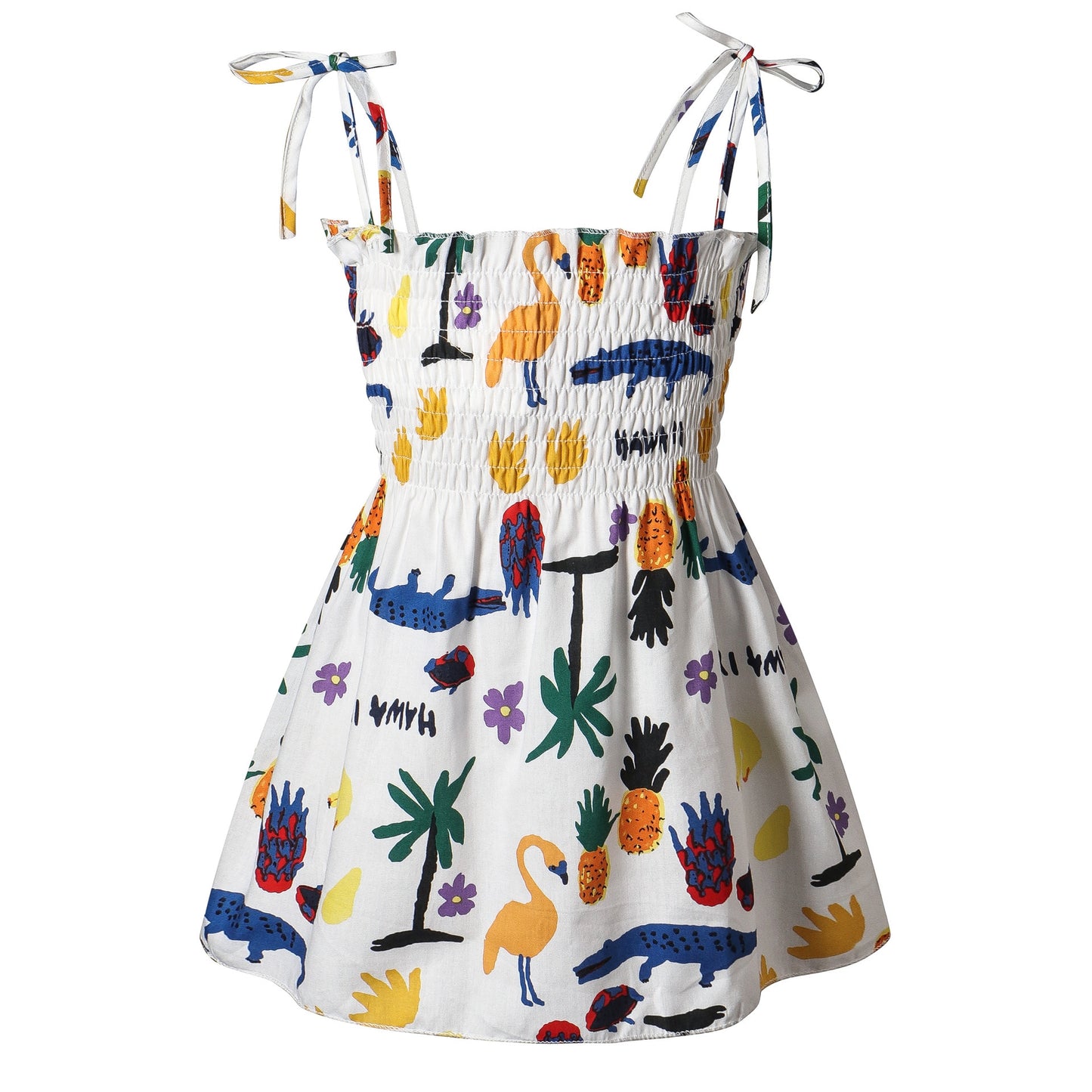 Gisela Splicing Summer Dresses child Outfits Beach Clothes - GuGuTon