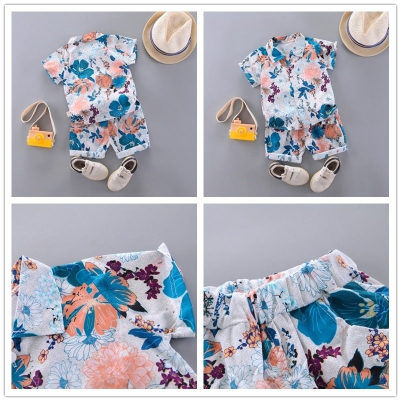 Kamila Children Fashion Clothing Baby Cartoon Two Piece Set - GuGuTon