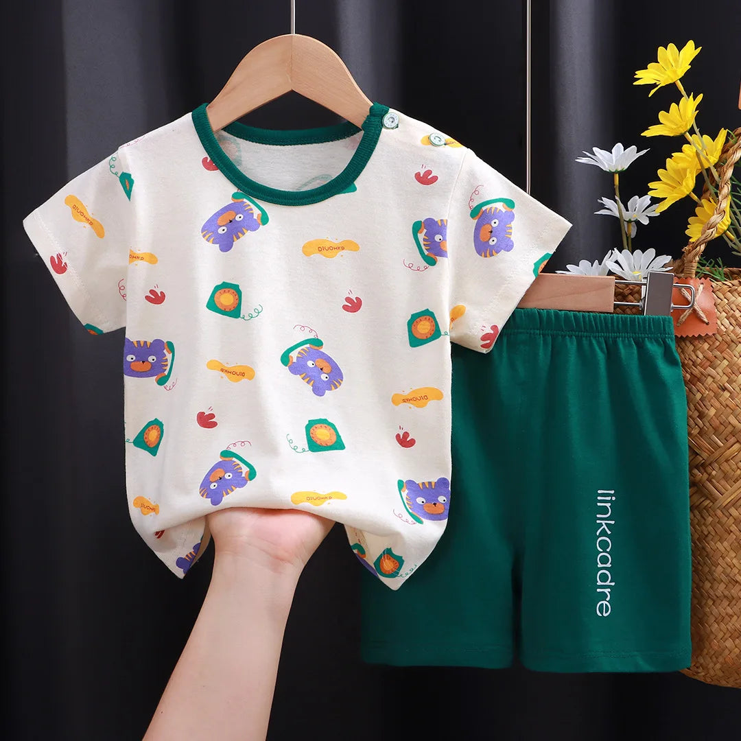 Gabriel T-shirt and Shorts Set Pure Cotton Tees