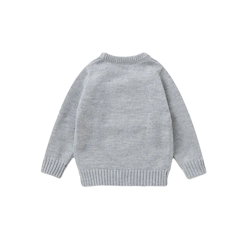 Enrique Soft Car Print Long Sleeve Sweater