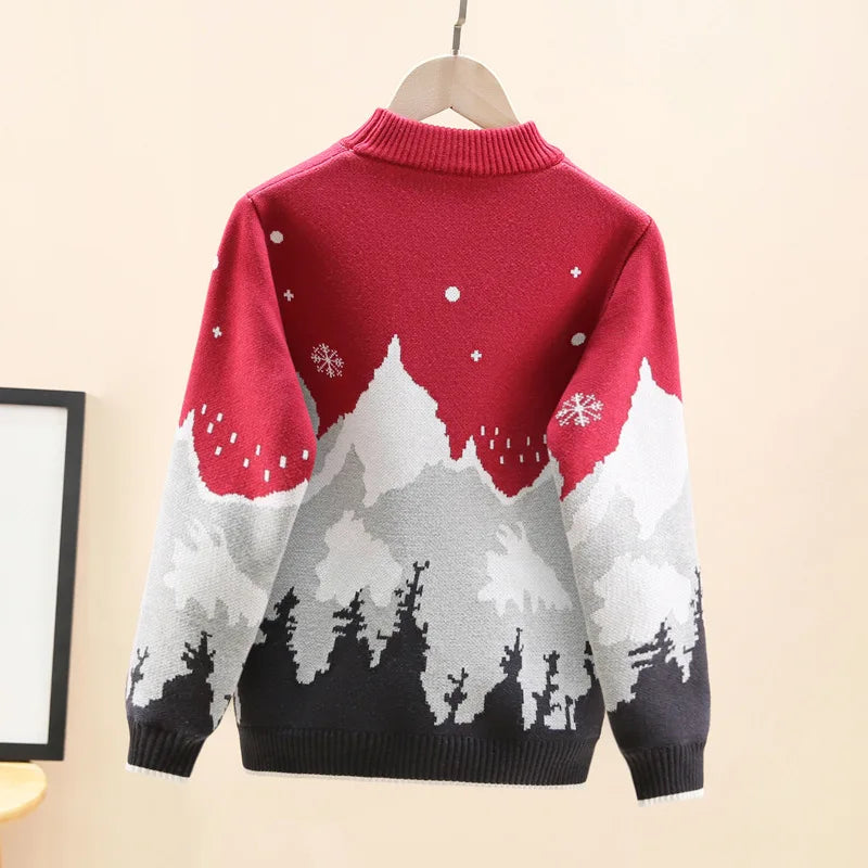 Carlos Cotton Knitted Warm Pullovers Sweater