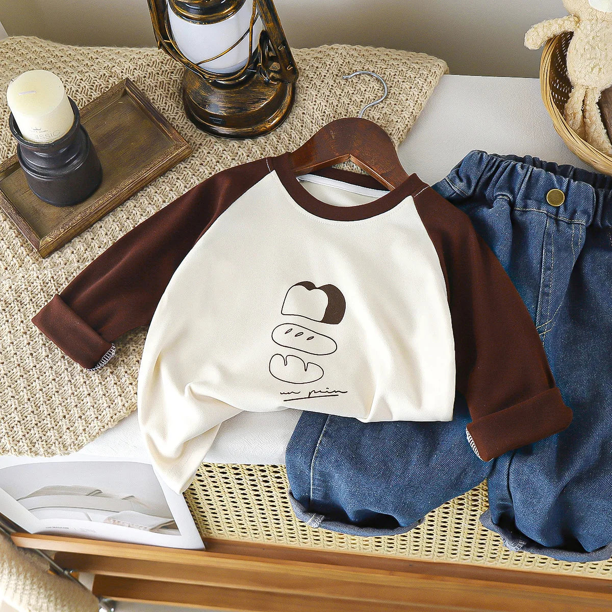 Owen Loose Round Collar Toddler Tees