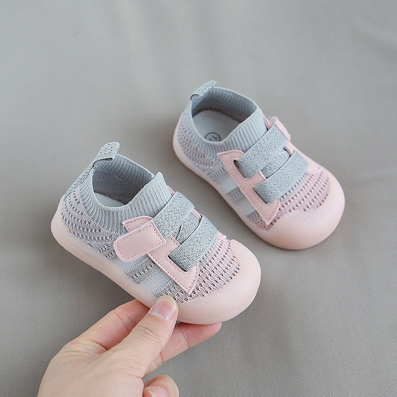 Shoes Mesh Breathable Boys Girls Walking Soft Soles - GuGuTon