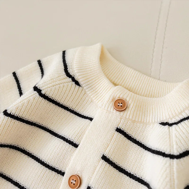 Victor Fashion Striped Knitted Sweater