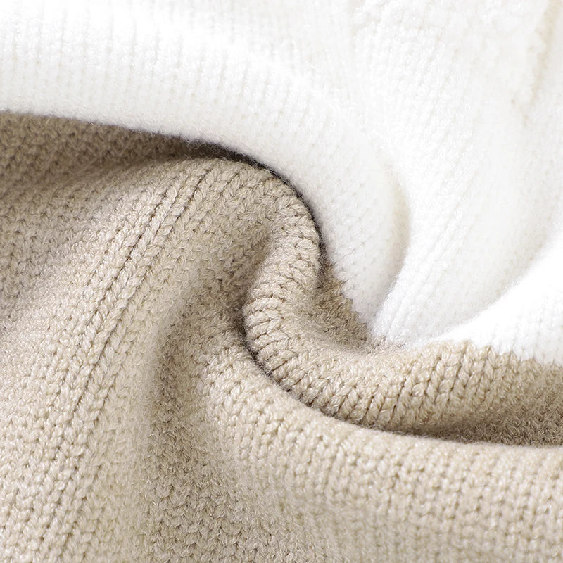 Camilo Round Neck Long Sleeve Knit Sweater