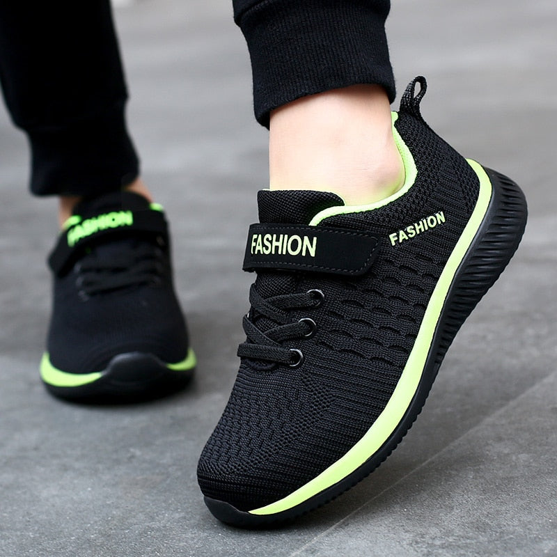 Kids Running Shoes for Boys Sneakers Loop Children Sport Tenis - GuGuTon