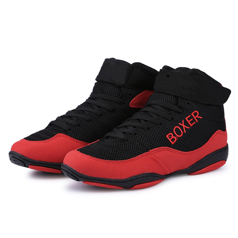 Sneakers Boys Boxing Shoes Breathable Wrestling Boots Fighting - GuGuTon