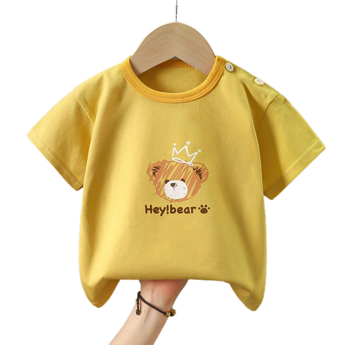 Hardin Half-Sleeved Bottoming Casual Tees