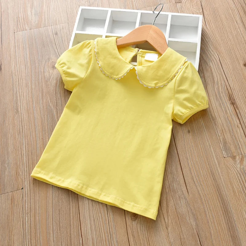 Manuela Cotton Solid Round Neck Casual Bottoming