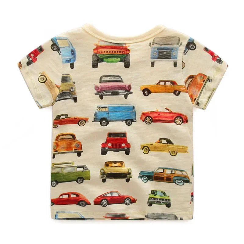 Gabriel T-shirt For boys Clothes Car Printing Tees