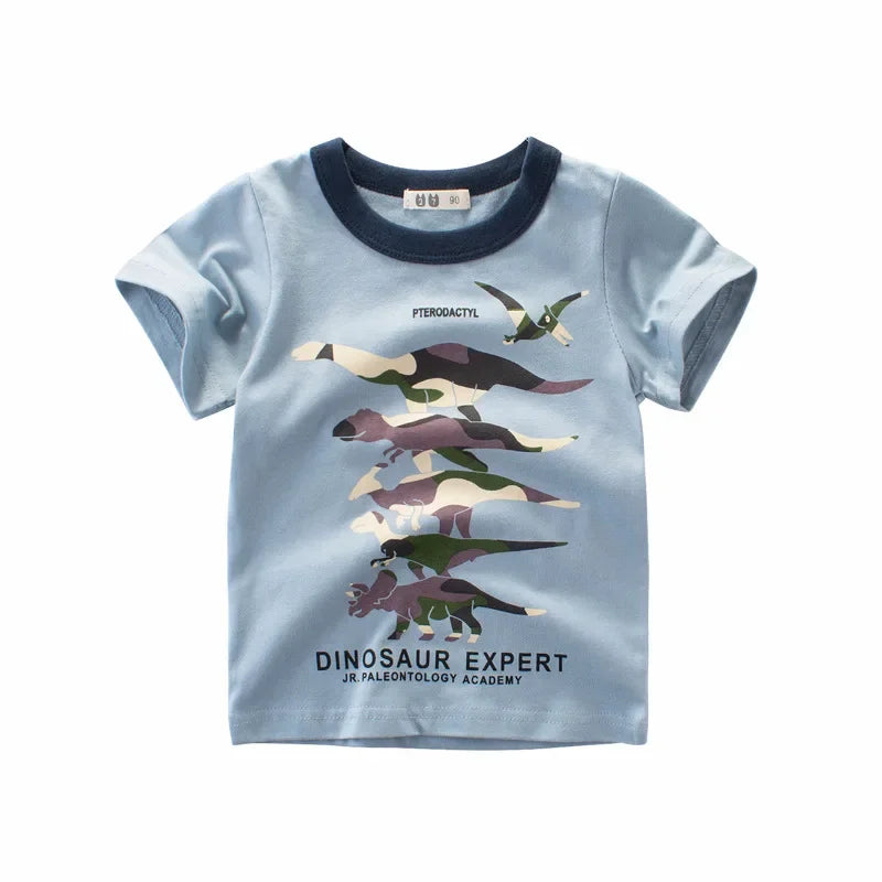Trevor Children Cotton Short Sleeves Tees