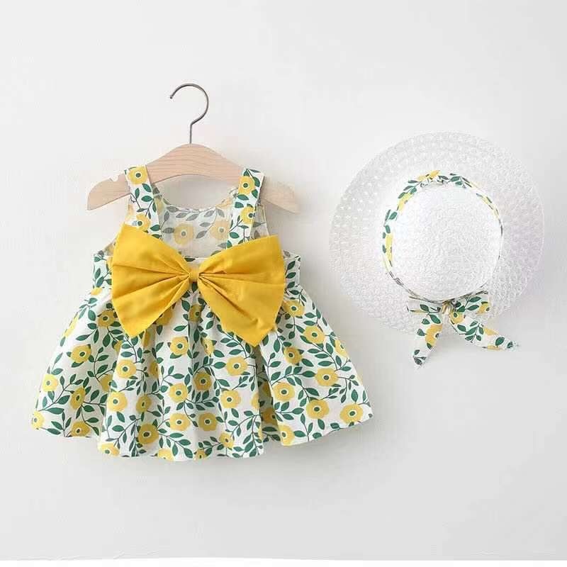 Jade Girls Embroidery Dresses Summer Princess Sleeve - GuGuTon