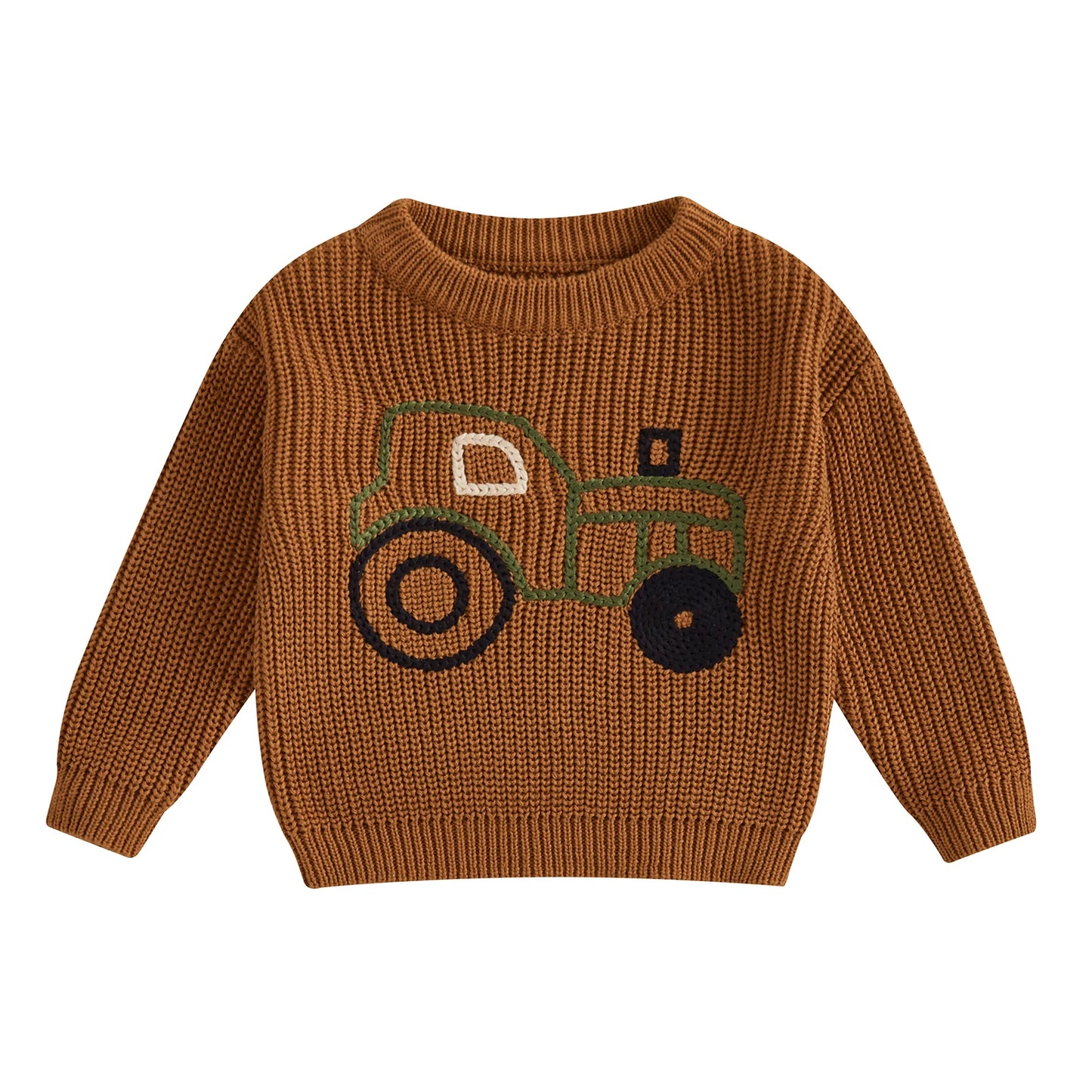 Rick Long Sleeve O Neck Truck Sweater