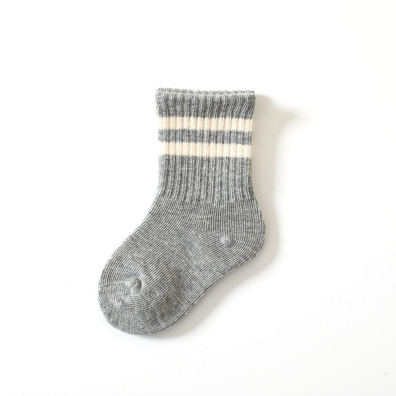 New Toddler Kids Cotton Soft Tube Color Socks