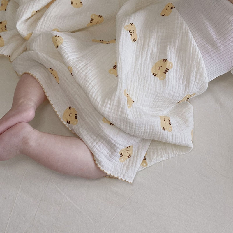 Thomas Thin Printed Cotton Baby Blanket Breathable Baby Blanket