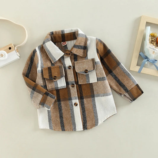 Albert Button Down Kids Long Sleeve Shirt - GuGuTon baby store - Baby Fashion - Toddlers Outfits - Babies Outfits - Toddler Clothes - Kids Clothing - Newborn Clothes - Newborn Wear - Kids Wear - Trending Clothes - Trending Outfits - Fall Fashion - Winter Fashion - Girls Clothes - Boys Clothes - Babies Wear - Kids Accessories - KidsWear - Summer Clothes - Summer Fashion - Summer Trend - Falls Sweaters - Tops - Bottom - Jeans - Blouse - Dresses - Newborn Dresses - Toys