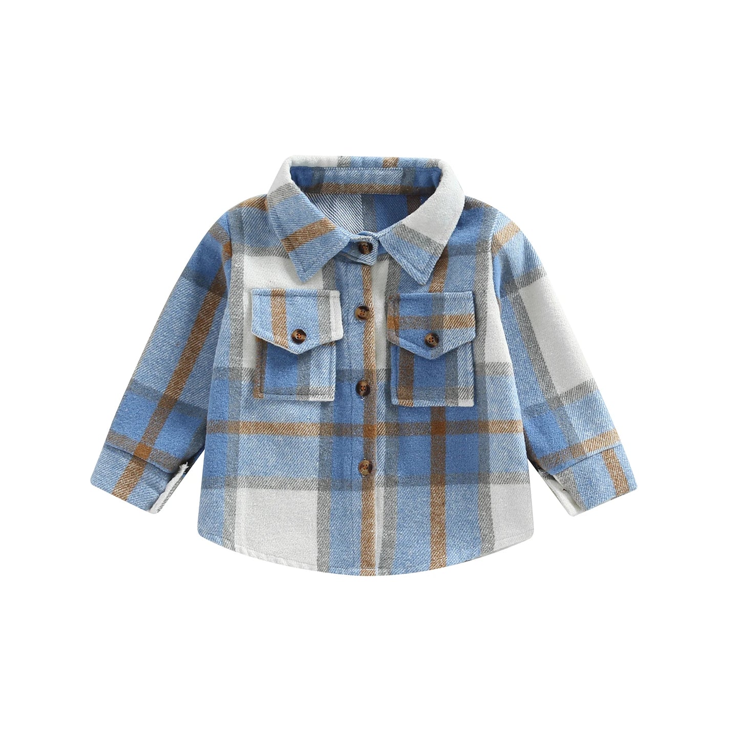 Albert Button Down Kids Long Sleeve Shirt