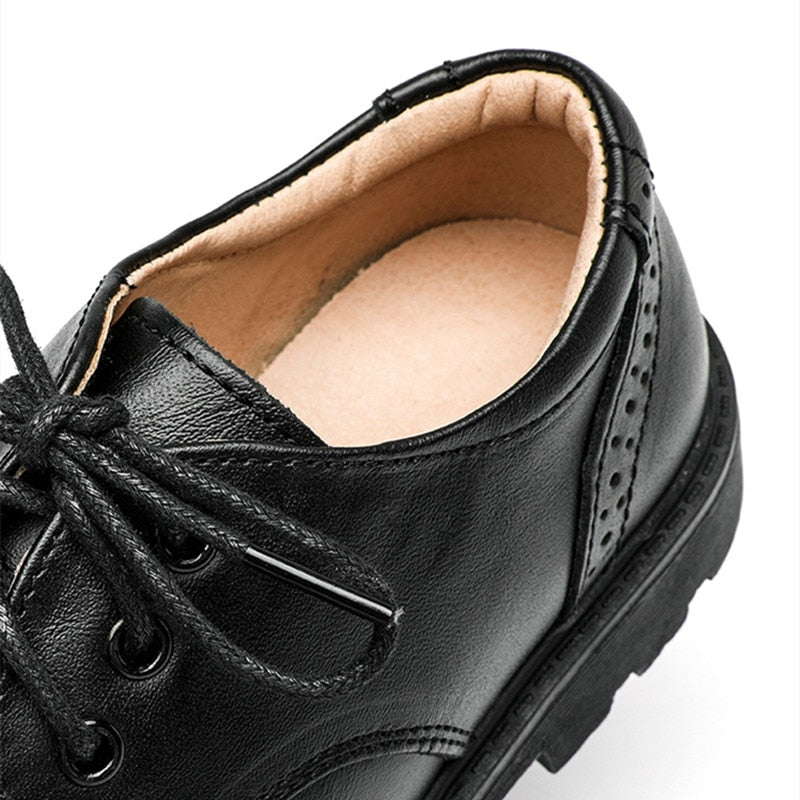 Boys Hollow Out Formal Shoes Leather for Party - GuGuTon