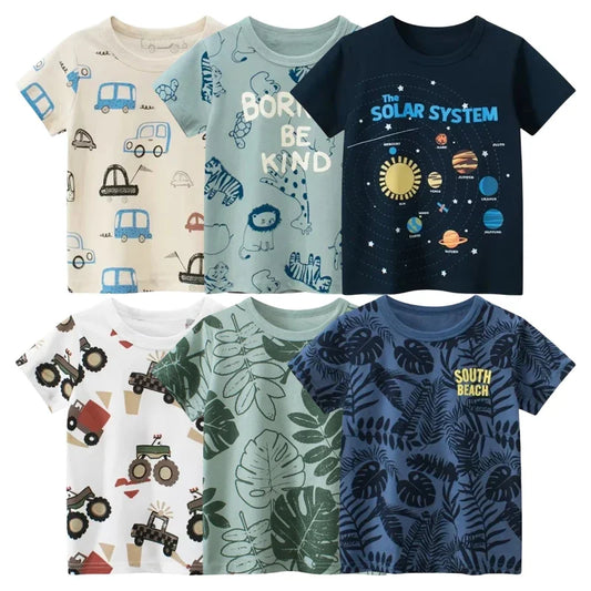 Sandy Children's Short Sleeve Tees - GuGuTon baby store - Baby Fashion - Toddlers Outfits - Babies Outfits - Toddler Clothes - Kids Clothing - Newborn Clothes - Newborn Wear - Kids Wear - Trending Clothes - Trending Outfits - Fall Fashion - Winter Fashion - Girls Clothes - Boys Clothes - Babies Wear - Kids Accessories - KidsWear - Summer Clothes - Summer Fashion - Summer Trend - Falls Sweaters - Tops - Bottom - Jeans - Blouse - Dresses - Newborn Dresses - Toys