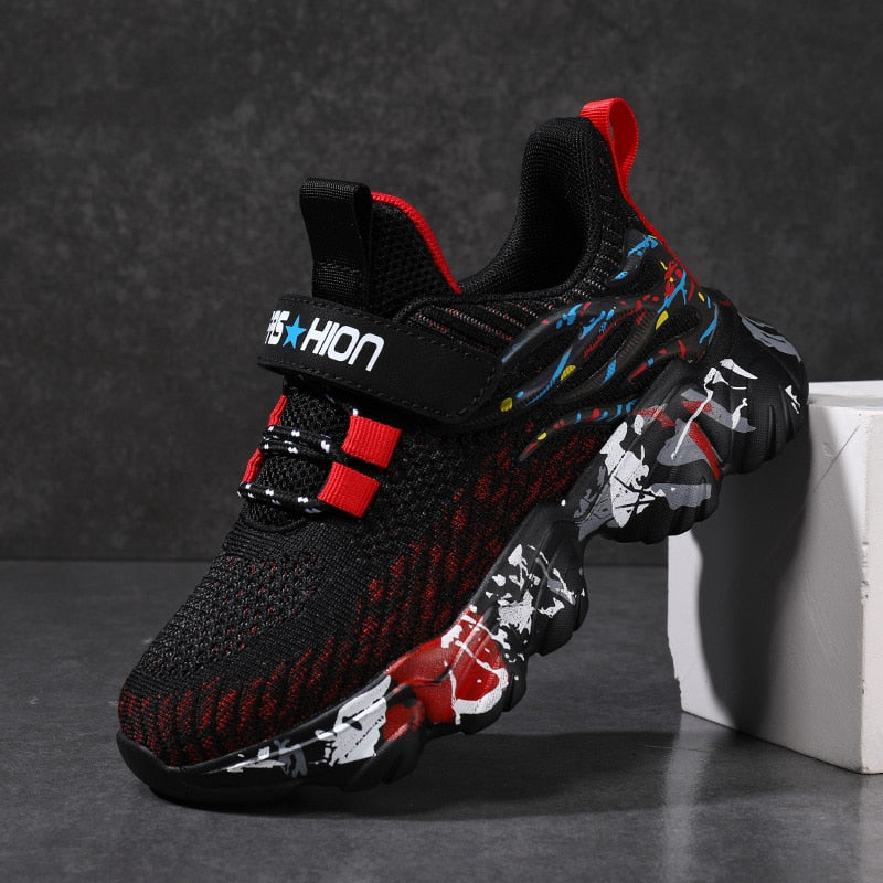 Shoes Boys Sneakers Knit Children Casual Sneakers