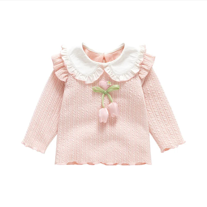 Yuridia Knit Long Sleeve Sweet Princess Top