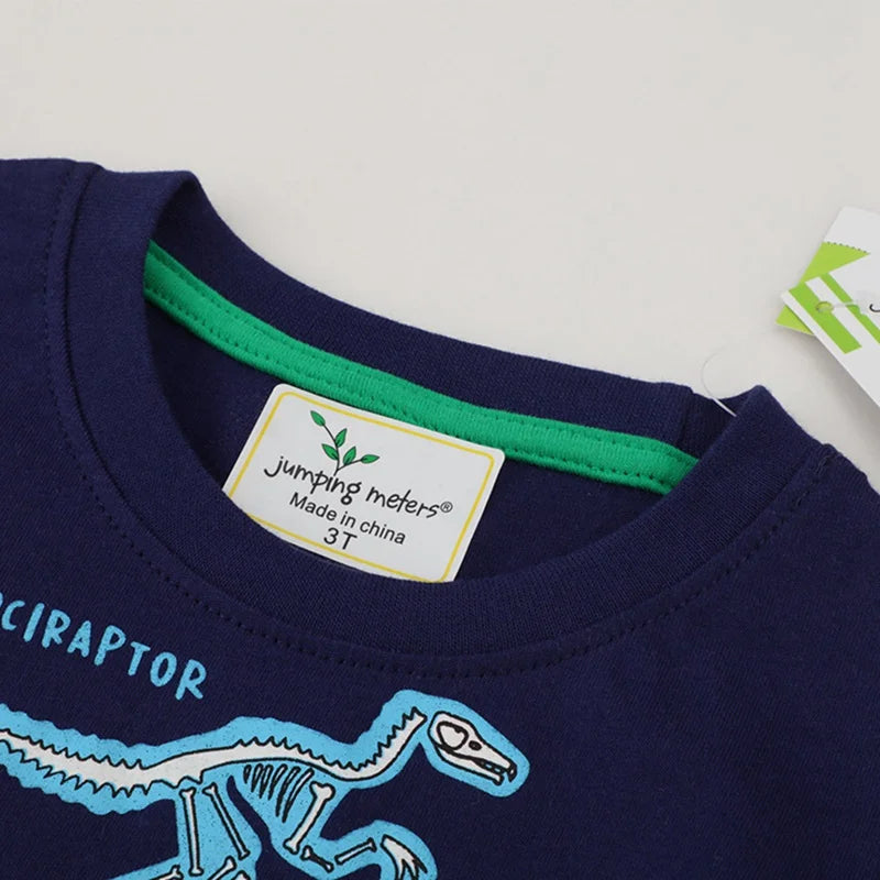 Fernando Dinosaurs Short Sleeve Pullover Tops