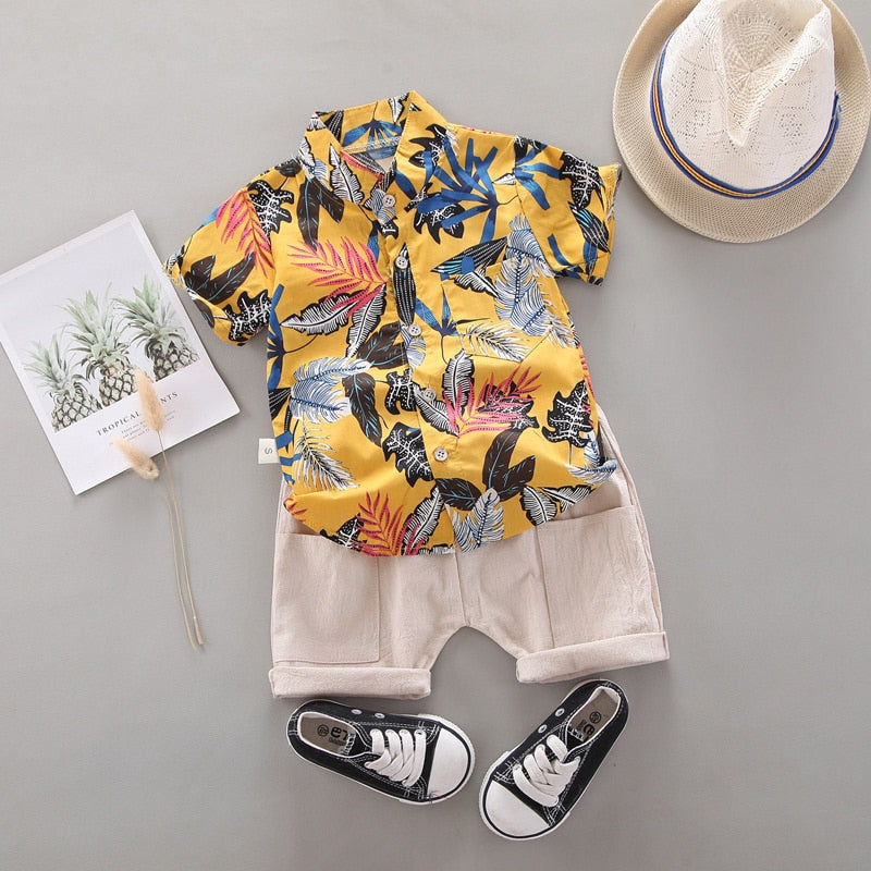 Kamila Children Fashion Clothing Baby Cartoon Two Piece Set - GuGuTon
