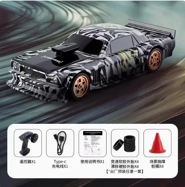 Jiabaile Wireless Control 1: 43 Mini 4wd Drift Remote Control Car Full Scale Professional Rc Racing High Speed Remote Vehicle