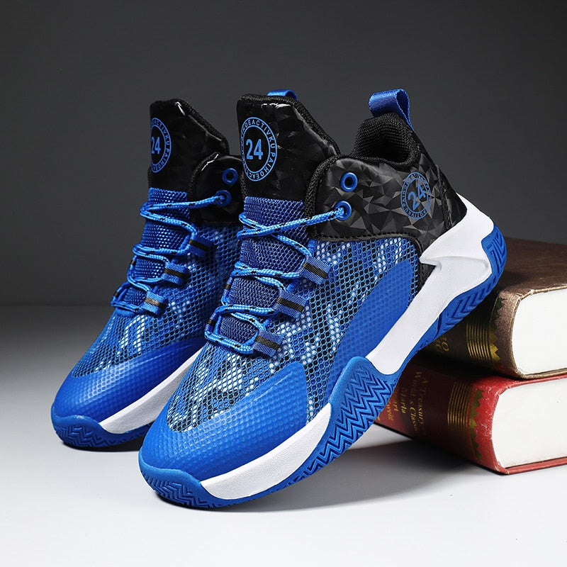 Basketball New Boys Sports Shoes Mesh Breathable Non Slip - GuGuTon