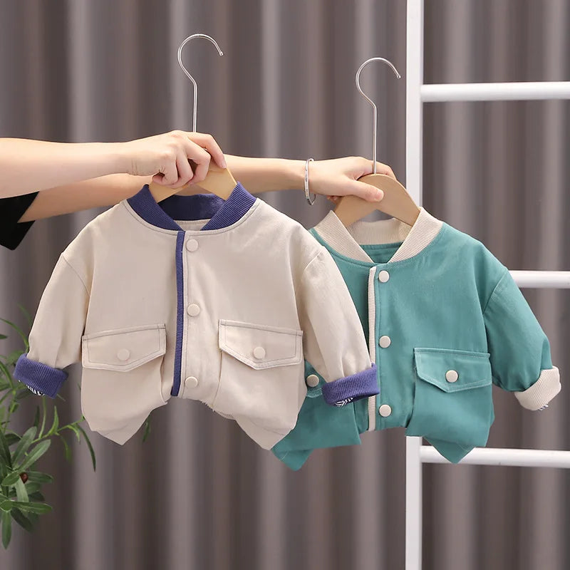 Manuela Spring casual Jacket coats for baby girls solid colors - GuGuTon baby store - Baby Fashion - Toddlers Outfits - Babies Outfits - Toddler Clothes - Kids Clothing - Newborn Clothes - Newborn Wear - Kids Wear - Trending Clothes - Trending Outfits - Fall Fashion - Winter Fashion - Girls Clothes - Boys Clothes - Babies Wear - Kids Accessories - KidsWear - Summer Clothes - Summer Fashion - Summer Trend - Falls Sweaters - Tops - Bottom - Jeans - Blouse - Dresses - Newborn Dresses - Toys