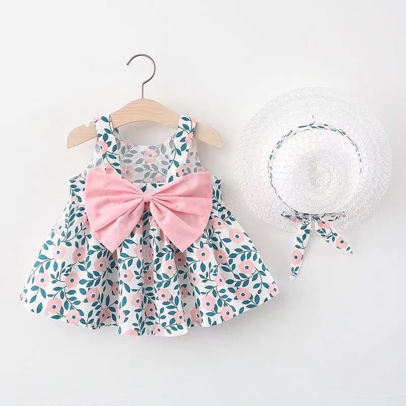 Jade Girls Embroidery Dresses Summer Princess Sleeve - GuGuTon