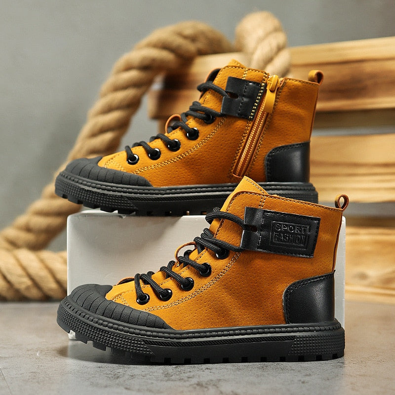 Children Ankle Boots Baby Boys Casual Shoes