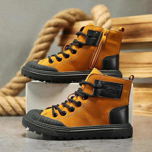 Children Ankle Boots Baby Boys Casual Shoes - GuGuTon baby store - Baby Fashion - Toddlers Outfits - Babies Outfits - Toddler Clothes - Kids Clothing - Newborn Clothes - Newborn Wear - Kids Wear - Trending Clothes - Trending Outfits - Fall Fashion - Winter Fashion - Girls Clothes - Boys Clothes - Babies Wear - Kids Accessories - KidsWear - Summer Clothes - Summer Fashion - Summer Trend - Falls Sweaters - Tops - Bottom - Jeans - Blouse - Dresses - Newborn Dresses - Toys