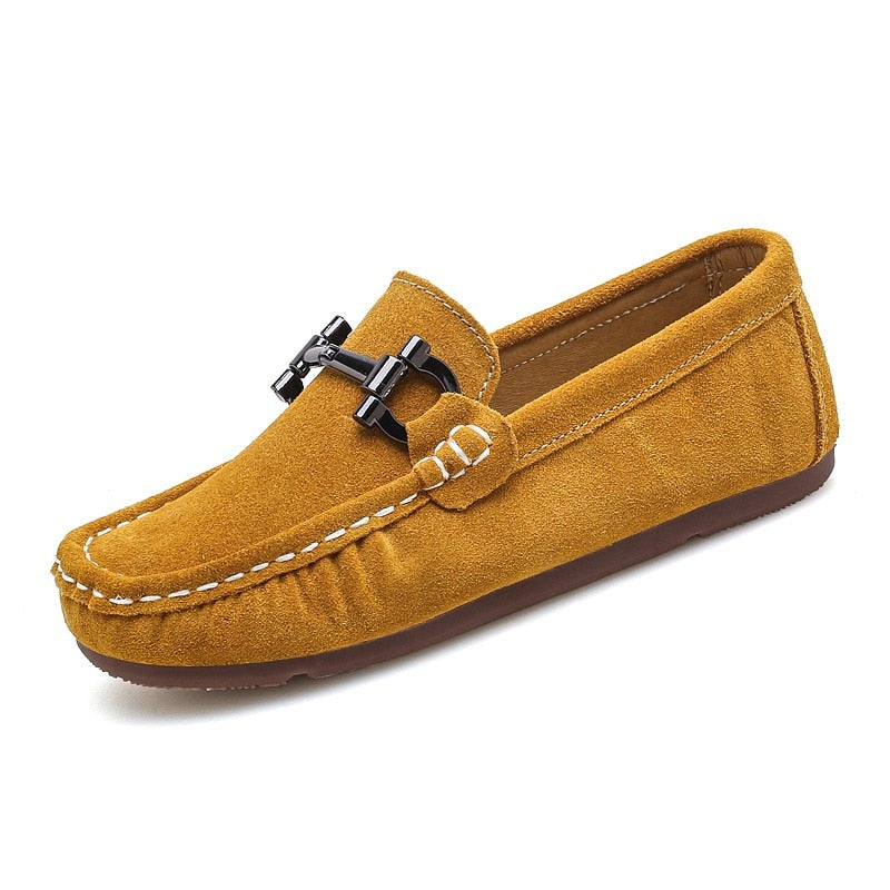 Children Shoes Boys Leather Flats Luxury Fashion