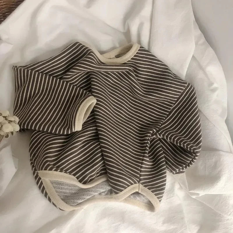 Elijah Long Sleeve T-shirts Striped Tees