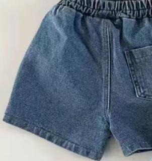 Martin Boy Infant Classic Pocket Baby Cotton Solid Simple Children Loose Trousers